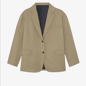 FRANKIE OVERSIZED BOYFRIEND BLAZER - DESERT TAUPE